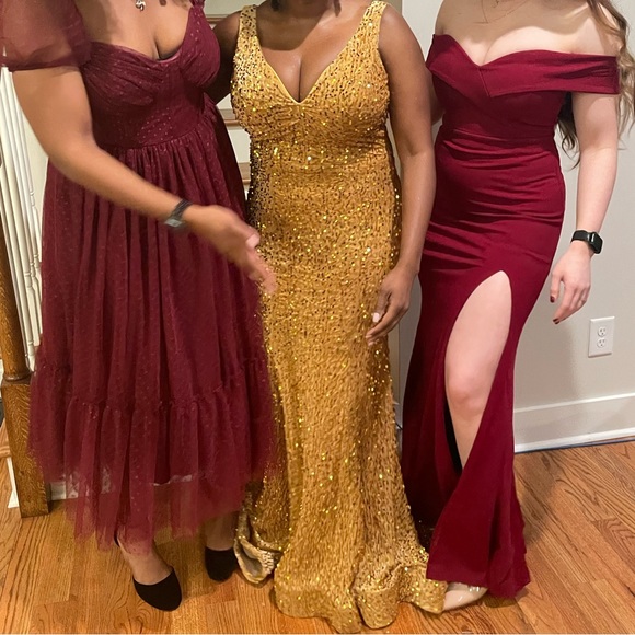 Gold Prom Dress - Picture 2 of 2